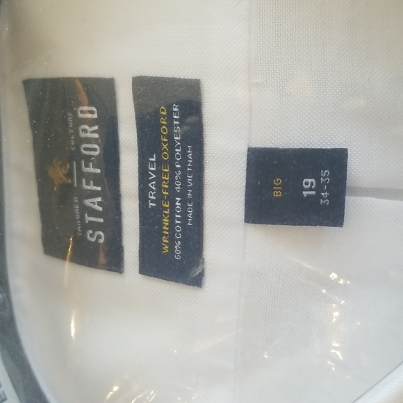 Mens Button Down Oxford white - Picture 2 of 5